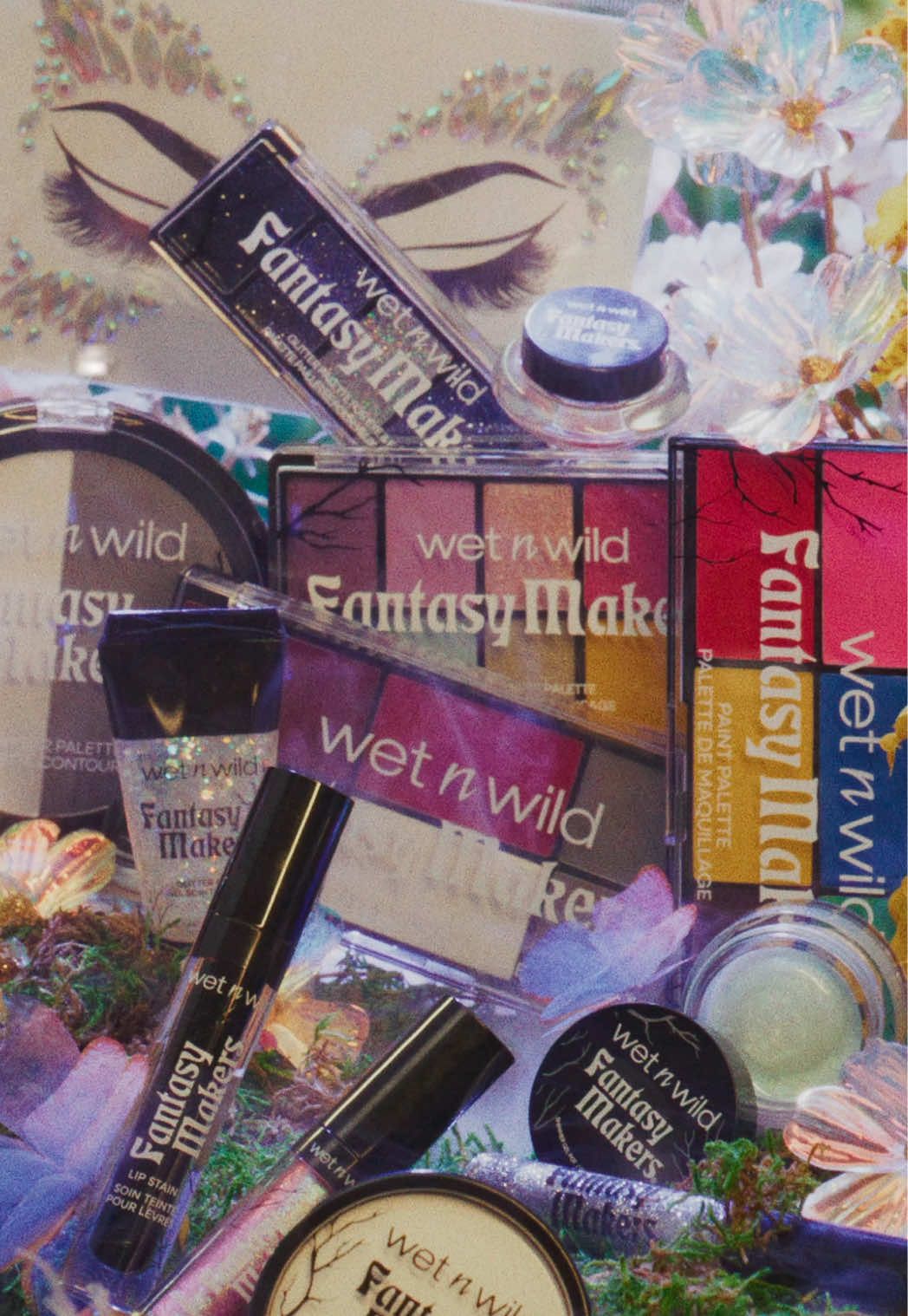Enter our Forsaken Forest and discover our hauntingly beautiful Fantasy Makers collection 🖤🌲🌑⁠ ⁠ From paint palettes to gem face masks, glitter body illuminators and chrome lip foils, our 2025 Fantasy Makers collection has everything you need to achieve your dream Halloween glam 👻⁠ ⁠ Shop the Fantasy Makers collection NOW @walmart (online & in-store)@target @cvs_pharmacy @walgreens ⁠@fivebelow Coming soon to @amazon & wetnwildbeauty.com 