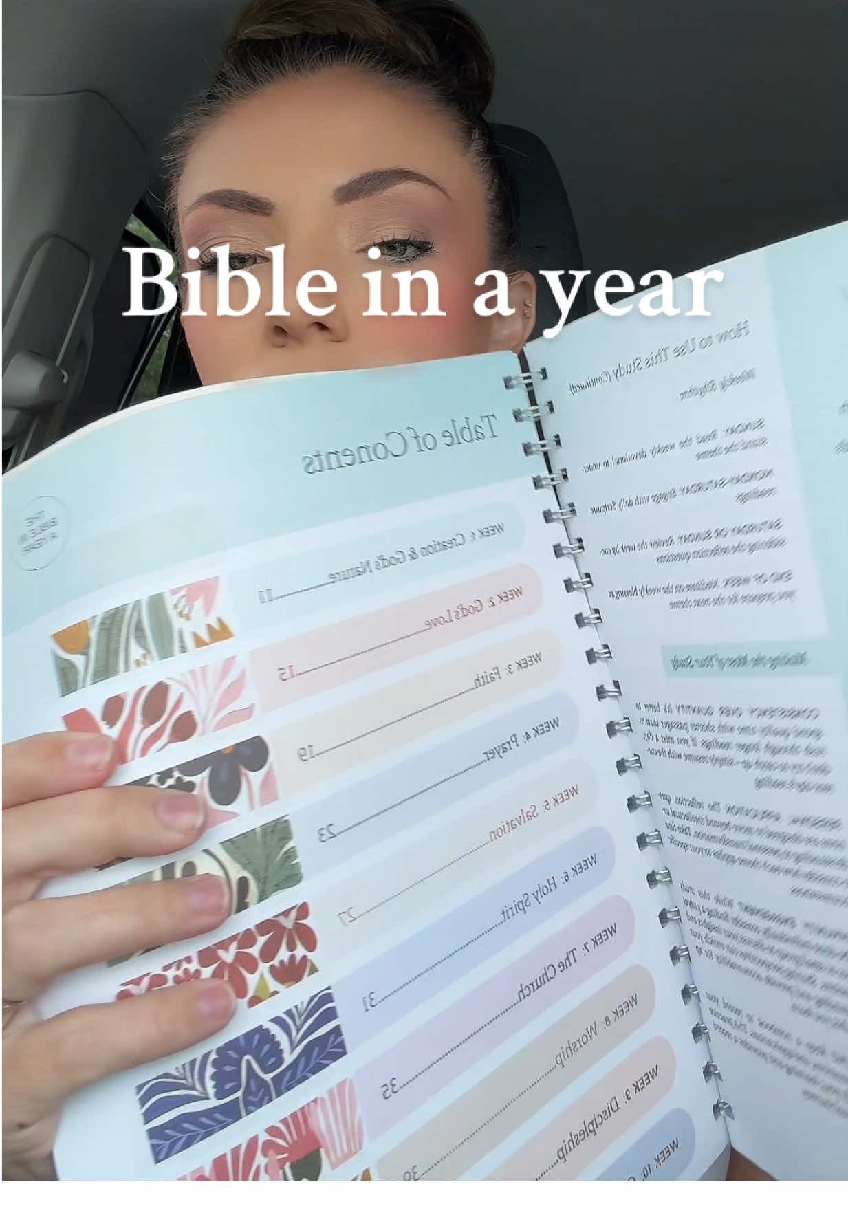 Bible in a year @SpiralBible #bibleinayear #biblestudy #biblestudytips #bibletok #spiralbible 