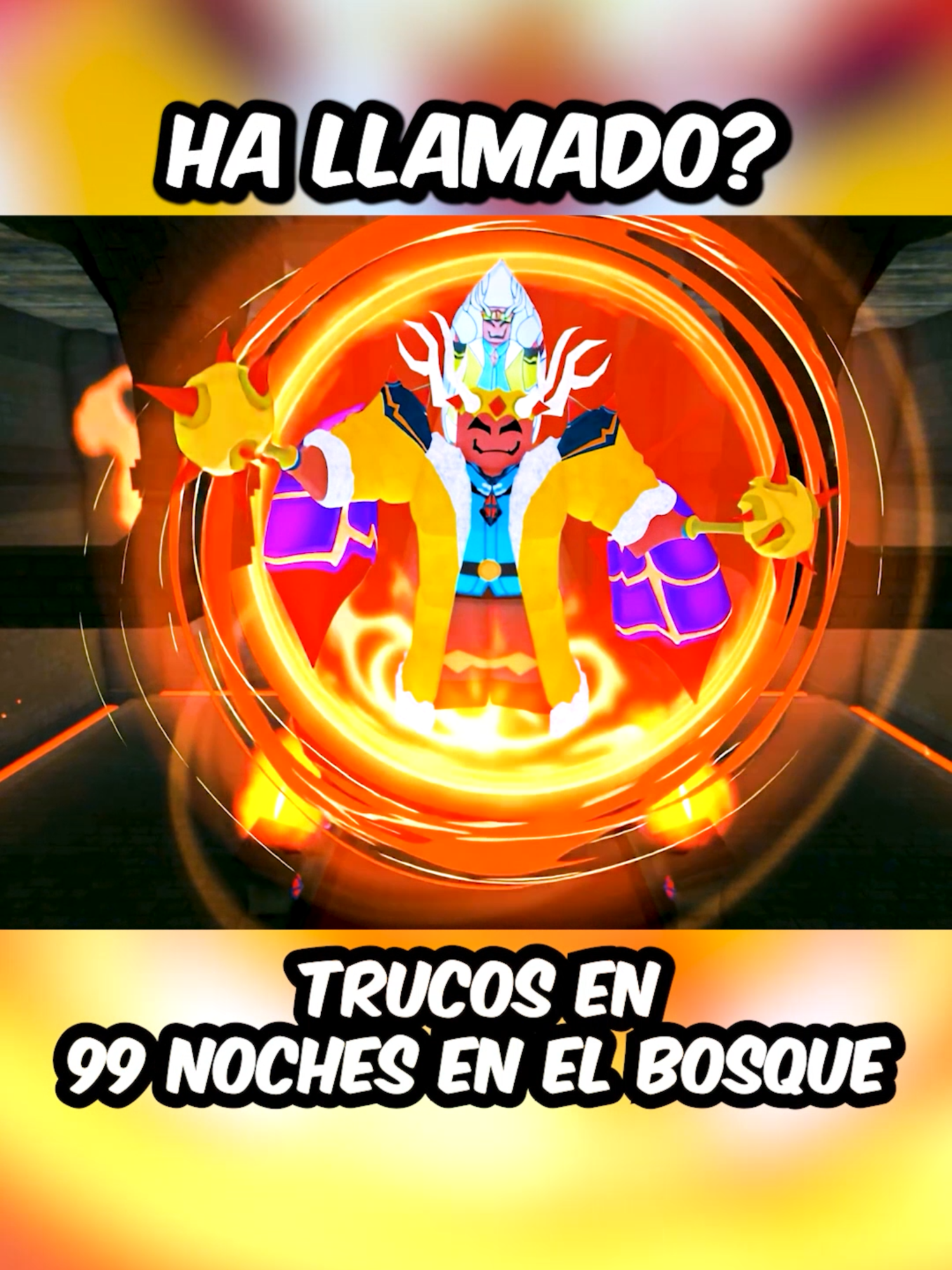 🔥 TRUCO REY CULTISTA 👑🔥 | 99 Noches en el Bosque Roblox 🌲✨ En la nueva actualización de 99 Noches en el Bosque Roblox 🌲 podrás invocar al Rey Cultista 👑🔥 y derrotarlo fácilmente. Solo tienes que llevarlo hasta una casa en el bioma de lava 🌋 donde quedará pegado, y así podrás atacarlo a distancia 🎯 sin que te haga nada. Los trucos mas epicos con Chocolate Gamer y Mis Lindos Juegos 🍫😎 #robloxfyp #robloxespañol #GamingTikTok #RobloxFunny #DeadRailsRoblox #TikTokGamer #fyp #robloxedit #99nochesenelbosque #99nightsintheforest #mislindosjuegos