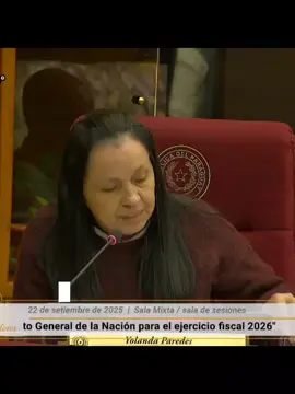 🚧 Debate en la Comisión Bicameral de Presupuesto | La senadora Yolanda Paredes cuestionó la gestión de la Ruta PY02, señalando que “es absolutamente irregular haber hecho una adenda y adjudicar directamente a la misma empresa, Ruta del Este, para realizar el tramo”. 📌 Sus declaraciones se dieron durante la sesión de la Comisión Bicameral de Presupuesto, que analiza el Proyecto de Ley del Presupuesto General de la Nación 2026. #Presupuesto2026 #Congreso #RutaPY02 #YolandaParedes #Transparencia  