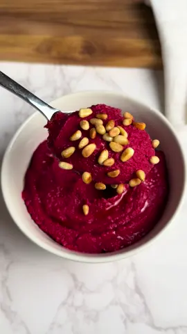 ✨This is a must-have in my fridge! 💕 Creamy, vibrant, and packed with flavor — beetroot hummus is the easiest way to elevate any snack or spread. 🌱💫 Trust me, once you try it, you’ll never go back to plain hummus. 🤩 👇 If you want the recipe, comment HUMMUS and I’ll share it with you! #BeetrootHummus #EasyRecipes #HealthyEating #Foodie #perfectpairings      