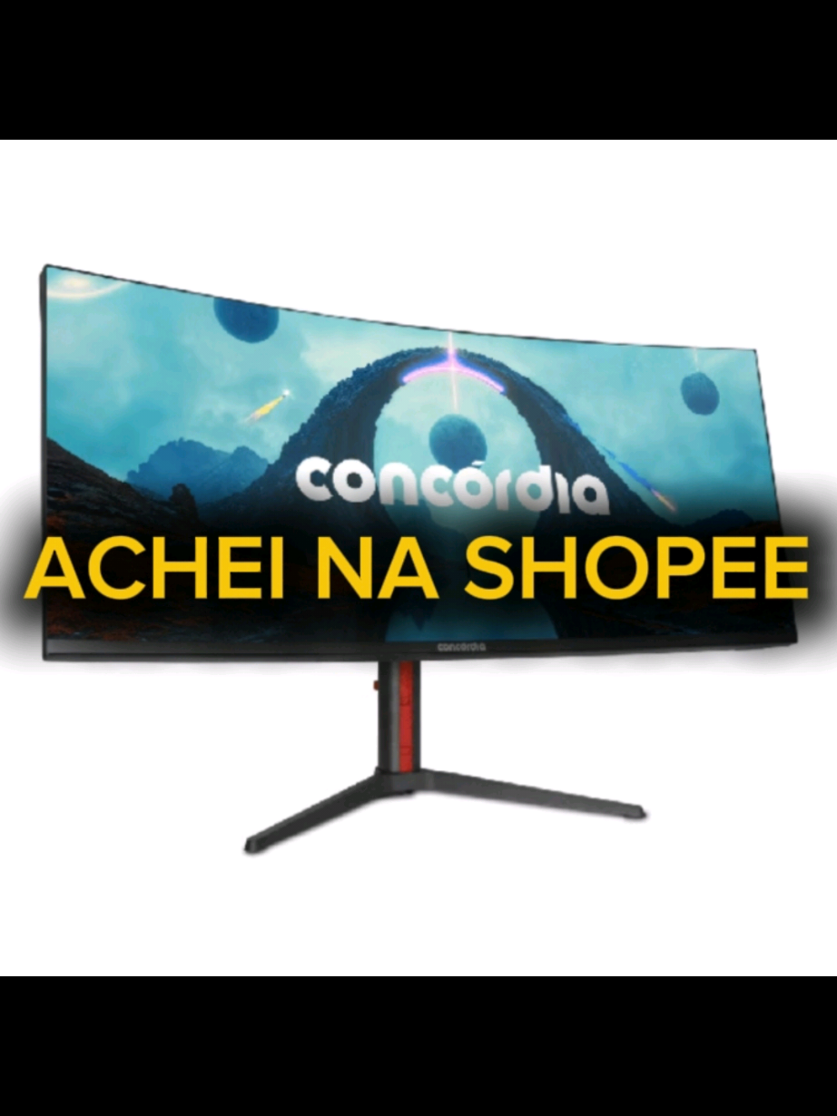 🔥 Monitor Concórdia Gamer Curvo Ultrawide UZ340 34'' WQHD 165hz 1ms 2xHDMI 2xDP SRGB 100% PIP/PBP 💰 *Por R$ 1.678,95* 😱 🛒 Compre agora com ID Shopee: BAN-MWQ-FZE ⚠️ Promoção sujeita à alteração de preço e estoque do site
