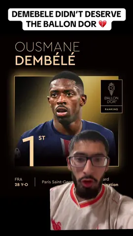 Dembele didn’t deserve the Ballon d’Or #ousmanedembele #dembele #ballondor #salah #fyp 