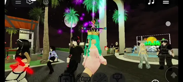 Pasando un rato agradable con buena compañía 😌💜✨ #clubbajaroblox #clubbajafest #bajafest #fyypppppppppppppppppp  @Club Baja 