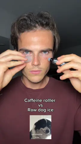 Ice or caffeine for the eyes?  #themenpen #huntereyes #mensskincare #eyes #eyebags 
