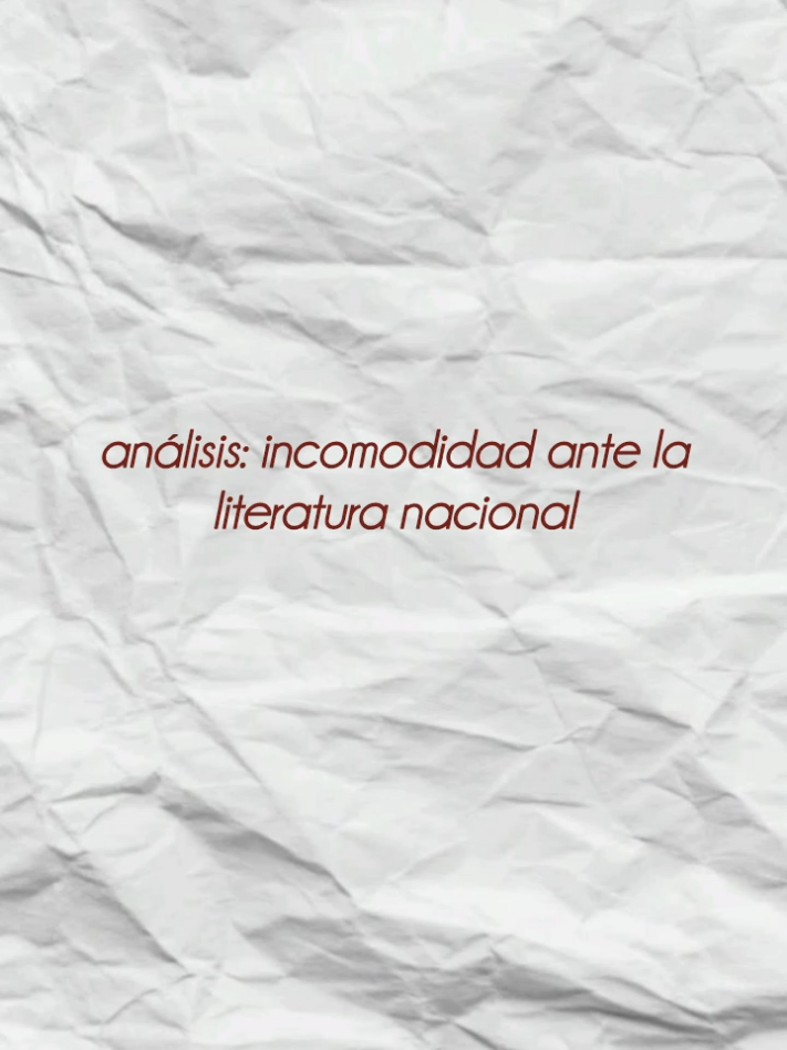 me sorprendió ver qué algo que tanto amo (leer autores nacionales) a muchos les incómoda y me puse a pensar por qué? este análisis intenta explicarlo  cuál es su autor/autora latinoamericana fav?  #booktokespañol #libros #librosen60seg 