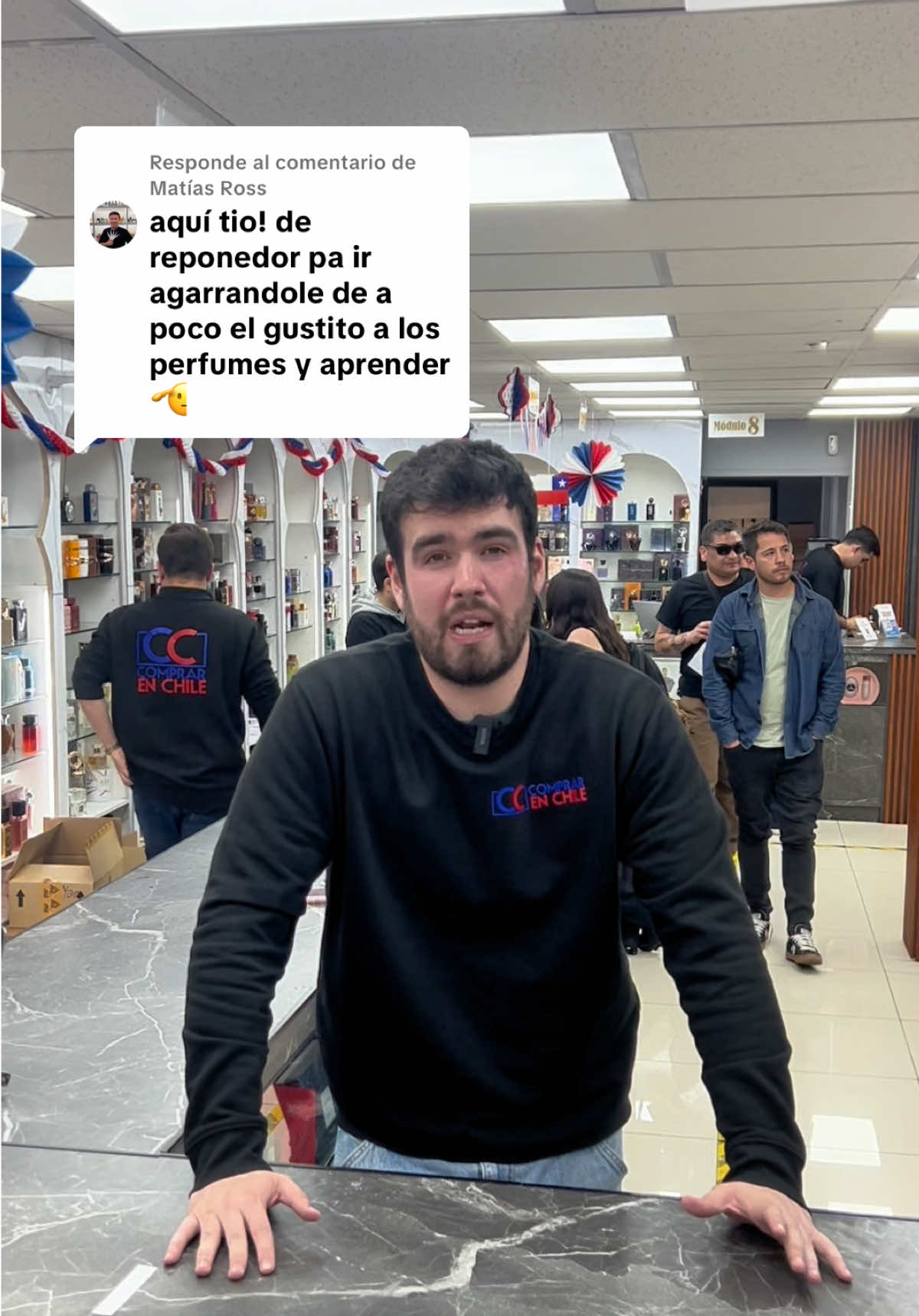 Respuesta a @Matías Ross En Comprar en Chile recibimos un comentario de alguien que quizá, solo quizá… sabe un poquito de perfumes 👀. Nosotros, muy profesionales, dudando si tendrá la experiencia suficiente. #p#perfumesp#perfumeschilec#comprarenchilep#perfumeríap#perfumesarabes 