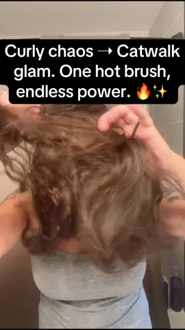 ✨ From curly temple ➝ Runway Ready ✨ All it took was my favorite hot brush to transform frizz into flawless, silky perfection. Because great hair isn’t luck—it’s the right tools! 💁🏼‍♀️🔥 #HairTransformation #HotBrushStyling  #BeautyOnABudget #AffordableHairCare #SalonResultsAtHome