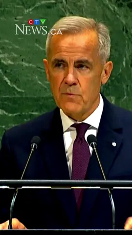 Addressing the UN General Assembly on Monday, Prime Minister Mark Carney says Canada will offer its ‘full partnership in building the promise of a peaceful future for both the state of Palestine and the state of Israel. #markcarney #palestine #news