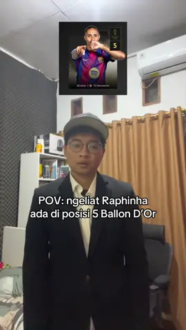 masih kaget raphinha hanya di peringkat 5😱 #dembele #lamineyamal #ballondor #raphinha 