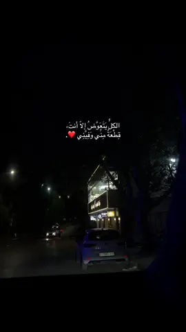الكلٍّ يَتَعَوَّضُ إلّا أَنتَ،  قِطْعَةٌ مِنِّي وَفِيَّنِي ❤️. #fyp #محبة #عوض #حب #بيتونيا 