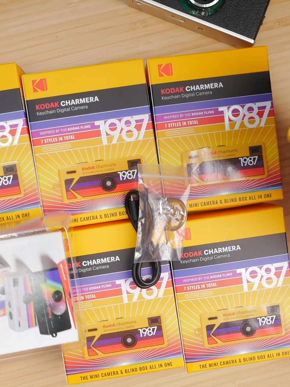 unboxing Kodaks new Charmera keychain cameras. if anyone is interested I'll do some photography with them and share that too! #kodak #photography #camera 