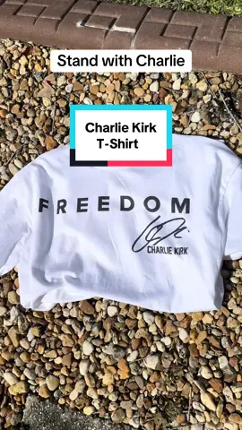 Carry Charlie’s courage and conviction with you everywhere you go. #HonorCharlieKirk #charlie #wearecharlie #freedom 