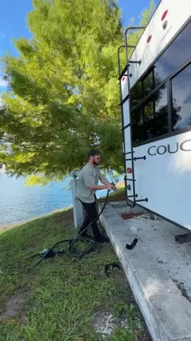 Long term stays are cheaper per night & are WAY more relaxing!! @sunoutdoors #sponsored #rvlife #rvliving #rvresort #camperlife 