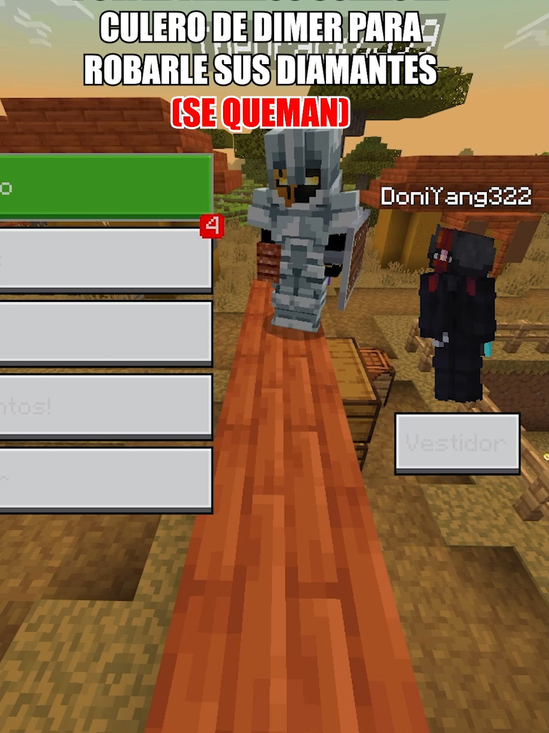 queriamos tus diamantes we xD @dimer_03  - - - - #Minecraft #minecraftmemes #videoviral #parati #gracioso #meme