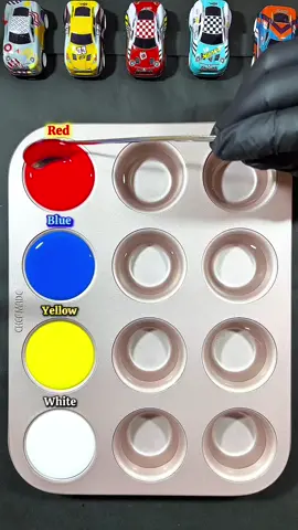 Mix 4 colors 🔴+🔵+🟡+⚪️ and be surprised to get the colors …?#colormix #colormixing #asrm #colors #coloring 