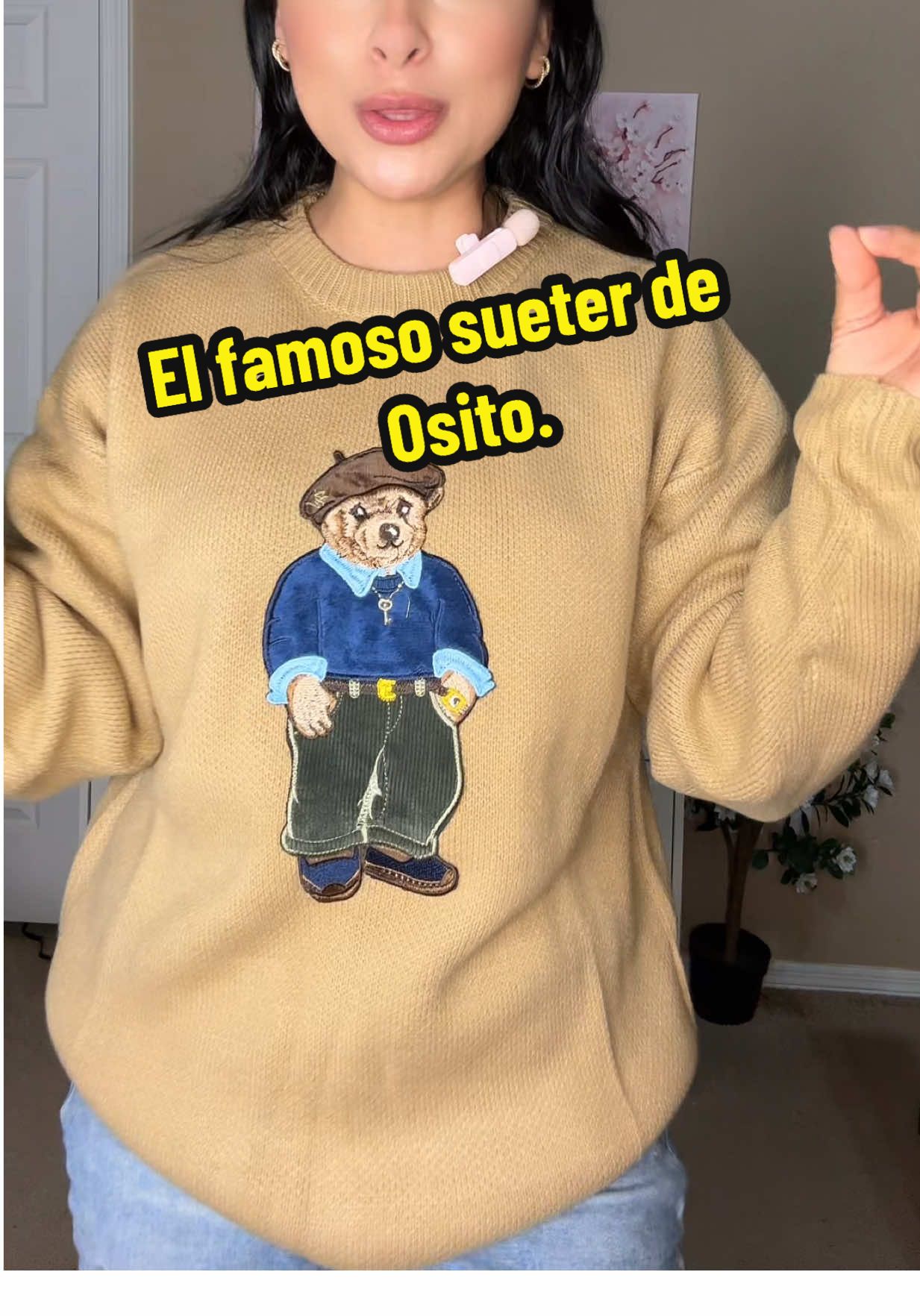 Respuesta a @Lupita Romero Carmona sueter de osito  #winterclothes #sweaterweather #womensweater #womensfashion #tiktokshopcreatorpicks 