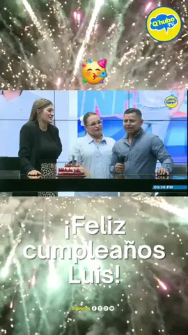#QHuboTVNoticias | ¡Feliz cumpleaños Luis (@soy Luis Ordoñez )! Una pieza muy importante para compartir tardes informales, alegría y buenos momentos. Que este nuevo año de vida llegue cargado de éxitos y bendiciones. 🥳🙌 #FelizCumpleaños #Celebración #TardesInformales 