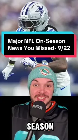 Major NFL On-Season News You Missed- 9/22 #nfl #nfltrending #nflviral #nflfootball #news  