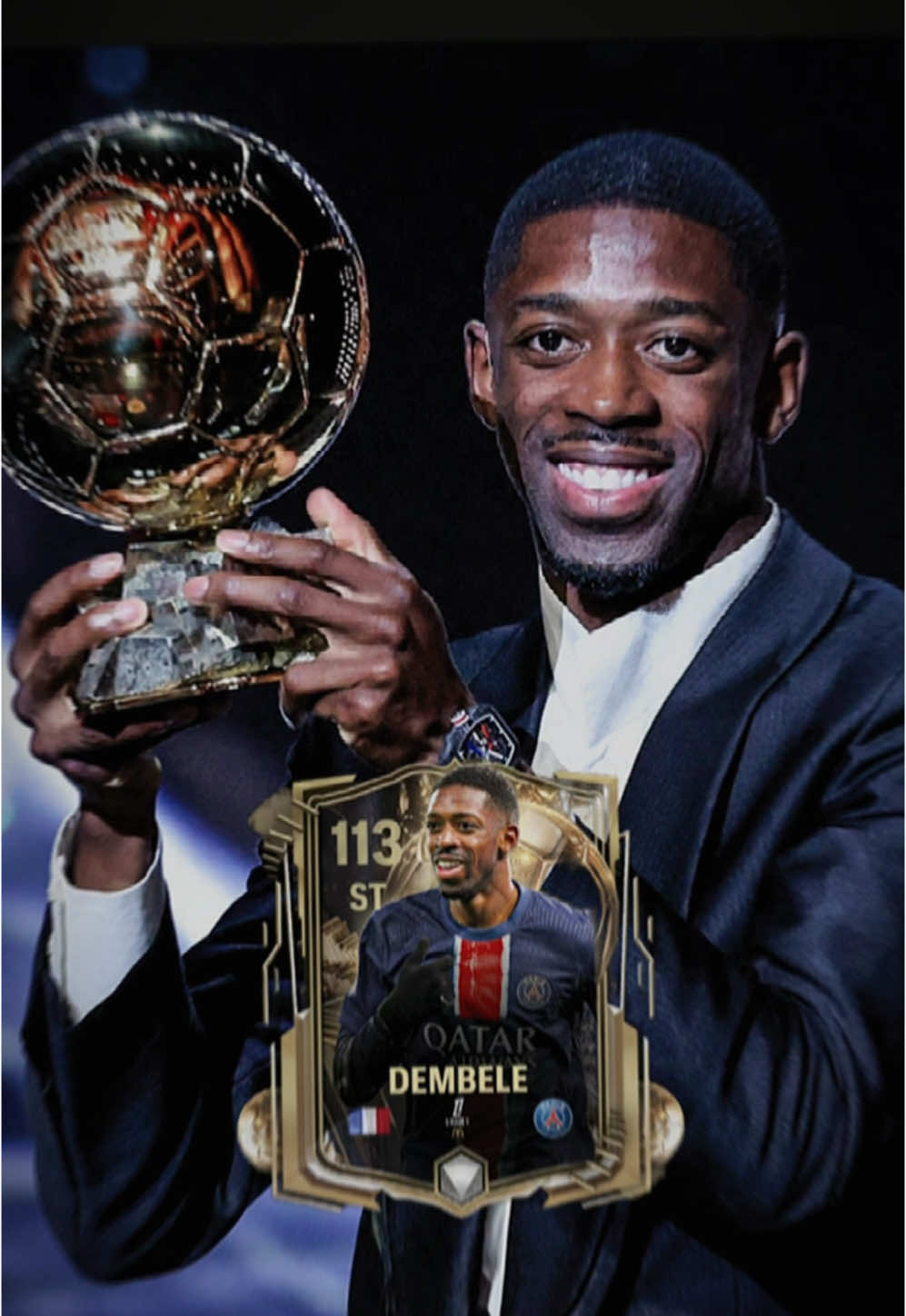 Ousmane Dembele chính thức là chủ nhân danh hiệu QUẢ BÓNG VÀNG 2025. Không ai cãi được 🔥🥇  #fcmobile #ballondor #2025 #dembele🇫🇷 #psg #trending #xuhuongtiktok 