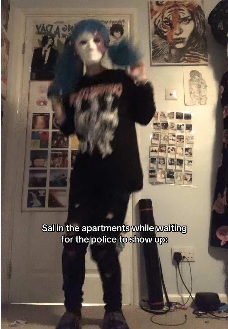 Weirdly, this dance is so hard to do.. #salfisher #sallyface #cosplay #fyp #09 