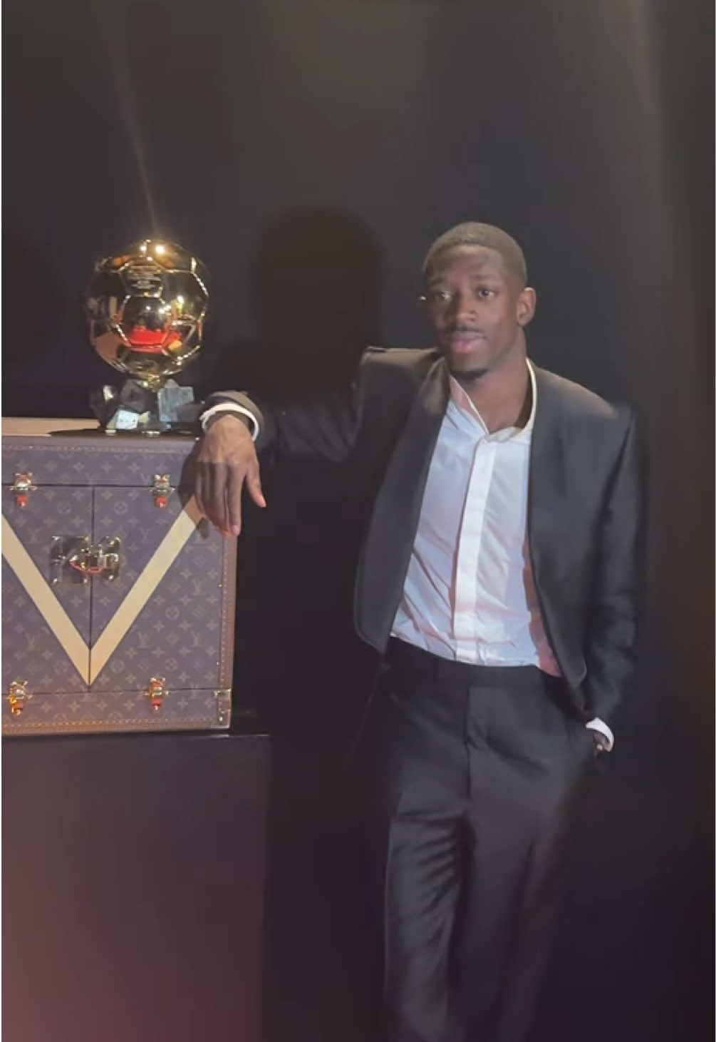 A dream comes true Ousmane 🔥 #ballondor #sportstiktok 