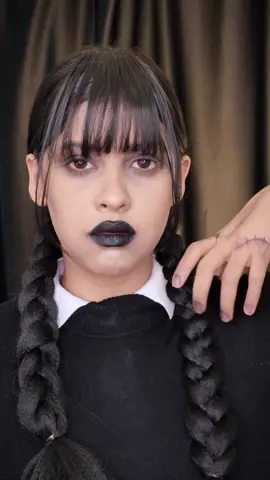 Merlina Addams 🖤#merlina #maquillaje #wensday #wednesday 