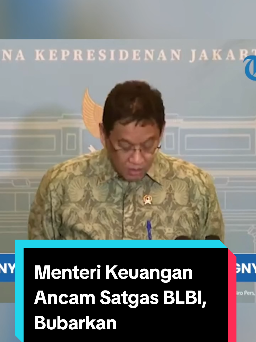 #CapCut menteri keuangan Purbaya geram satagas BLBI, terlalu banyak janji tidak ada bukti  #viral #fyp 