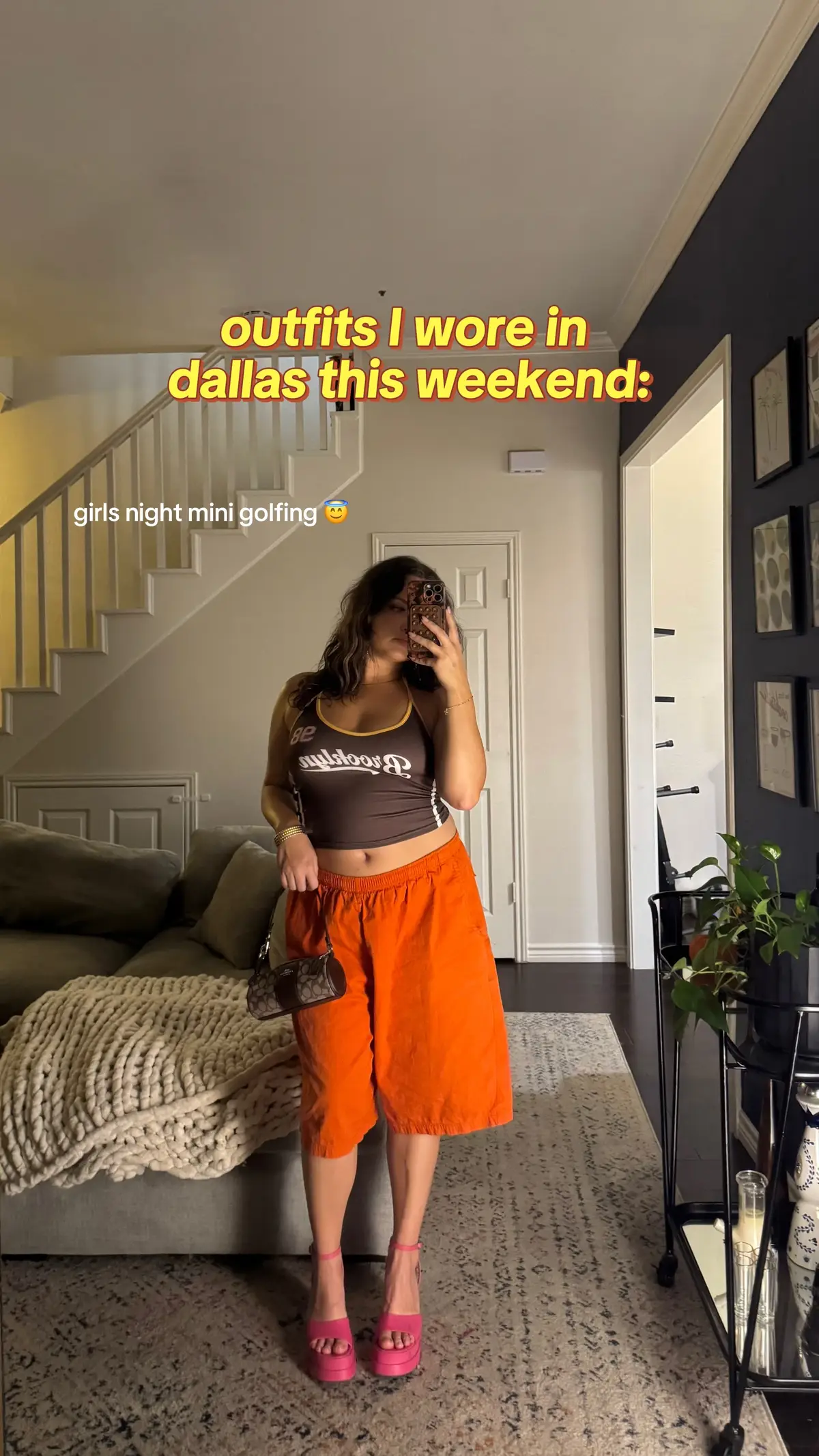 I’m not ready for fall clothes yet- I’m a summer baby 😭 but I do love spooky season!! #ootdinspo #dallasfashion #dfwfoodie #dallasinfluencer #whatiwore 