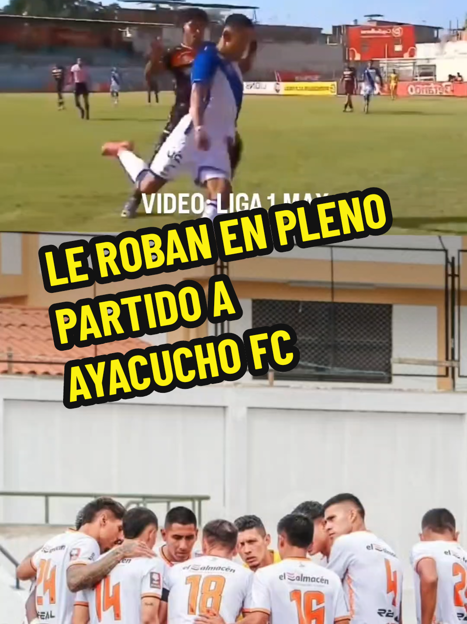 #ayacuchofc sufre robo de sus pertenencias cuando enfrentaba a #alianzaatletico #ayacucho #futbolperuano #liga1teapuesto 