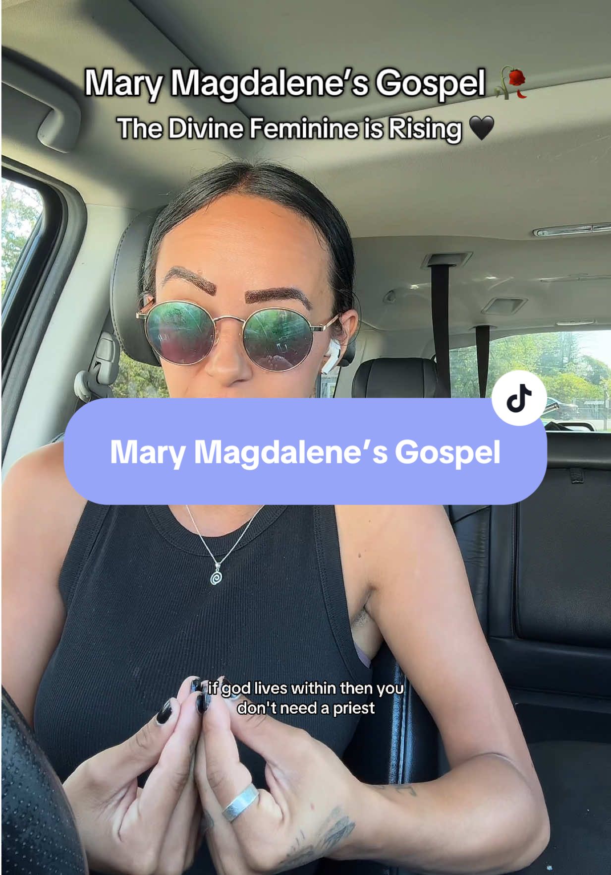 Mary Magdalene’s Gospel. 🥀 The Divine Feminine is Rising. 🖤
