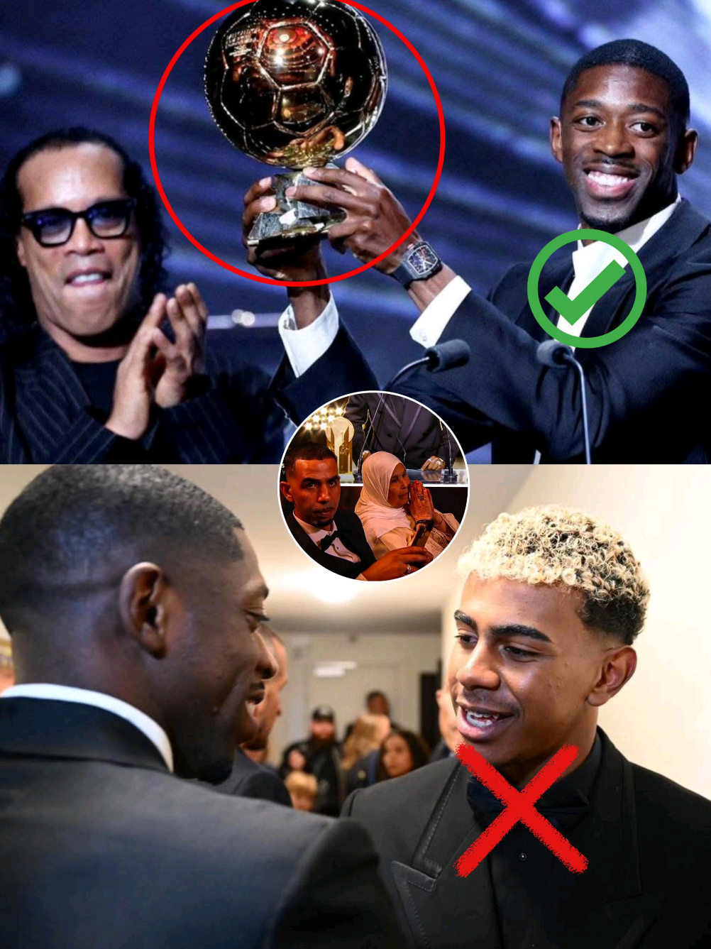 😱Pas de fête pour Lamine Yamal| C'est fait !! Ousmane Dembélé remporte le Ballon d'or 2025 #fblifestyle #BallonDor2025 #PSG #barca #dembele 