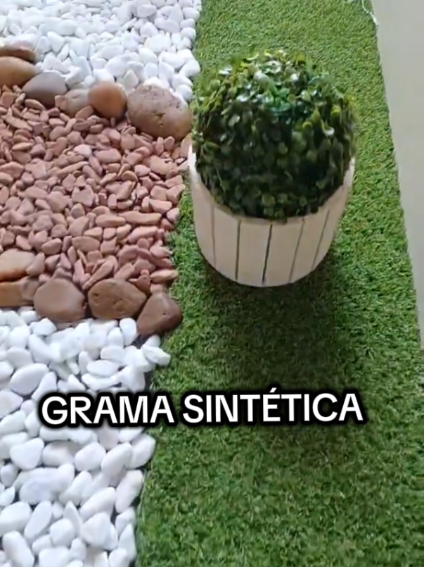 🏡 Grama sintética para decoração de jardins,área de lazer etc  #grama #sintetica #decoração 