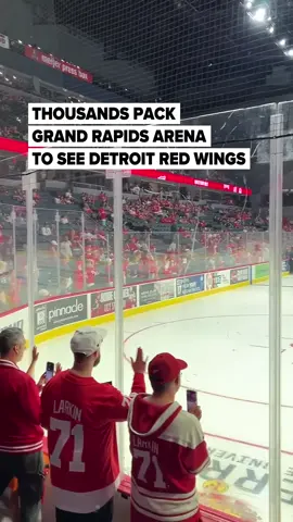 Red Wings fans in West Michigan got a rare treat over the weekend. The team concluded training camp with an exhibition Red & White Game on Sunday at Van Andel Arena in Grand Rapids. A sold-out crowd of more than 10,000 watched the Red Wings’ first appearance since 2011 at the home of their AHL affiliate Grand Rapids Griffins. (Isaac Ritchey | MLive) Read more at our link in bio.