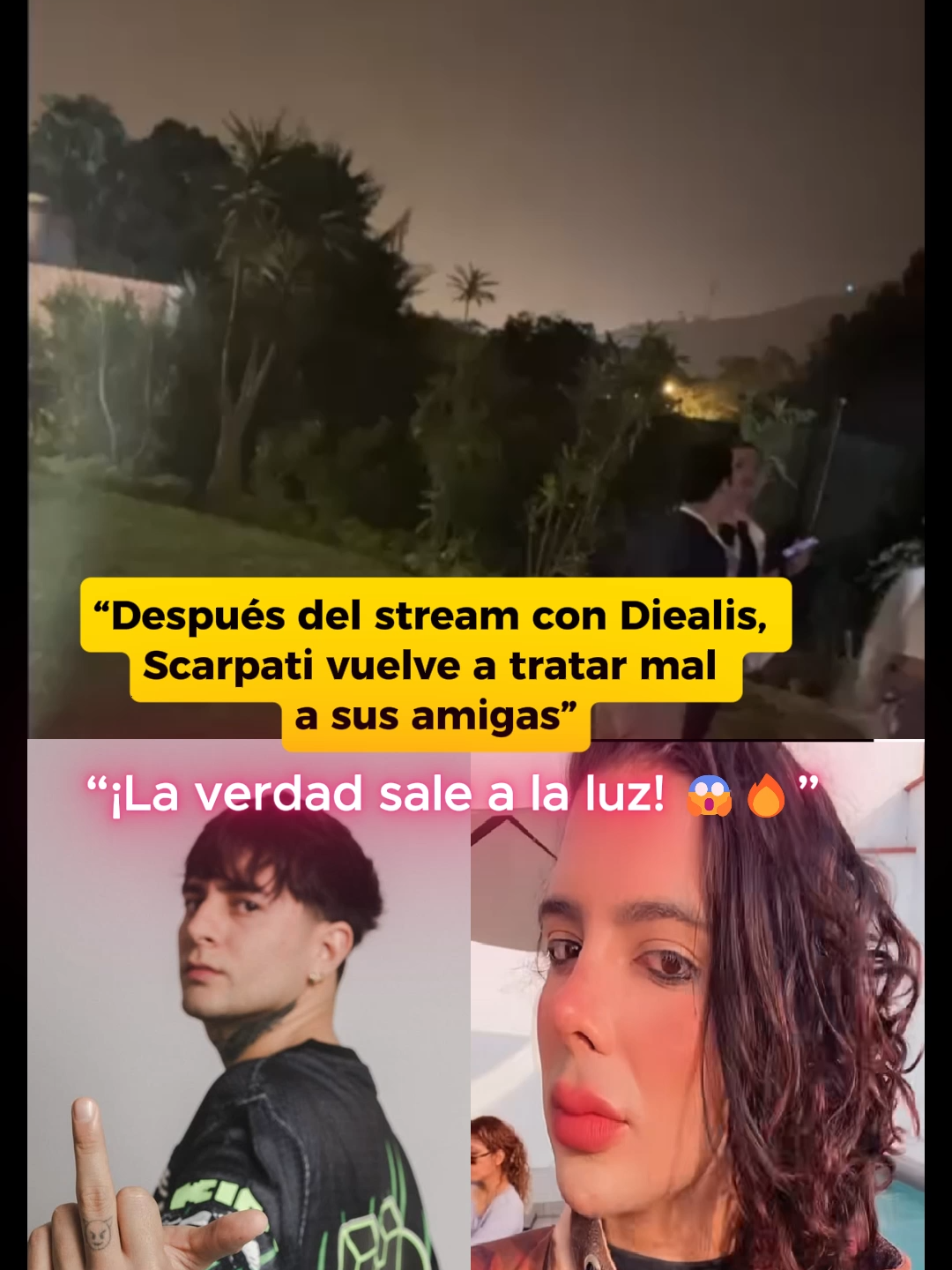 “Después del stream con Diealis, Scarpati vuelve a tratar mal a sus amigas” #diealis #foryoupage #viral #patada #parati #fyp #humor @diealis1 @giancarloscarpati