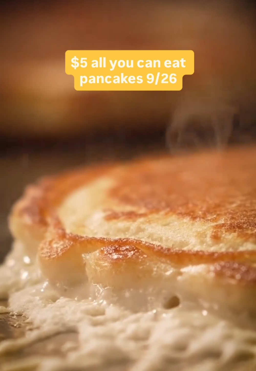 Get your forks ready, $5 all you can eat pancakes this Friday, September 26th.    Rewards members get to celebrate early on 9/25. 🥞