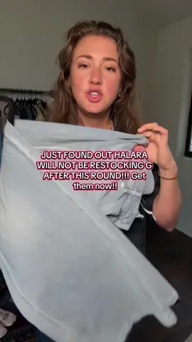 Just found out these won’t be restocked! Sooo sad! They are so flattering!!! Grab yours today before they are gone! #halara #OOTD #MomsofTikTok #tiktokshop 