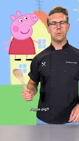 Whatever you do, don't tell Mummy and Daddy Pig. #MythicalKitchen #PeppaPig