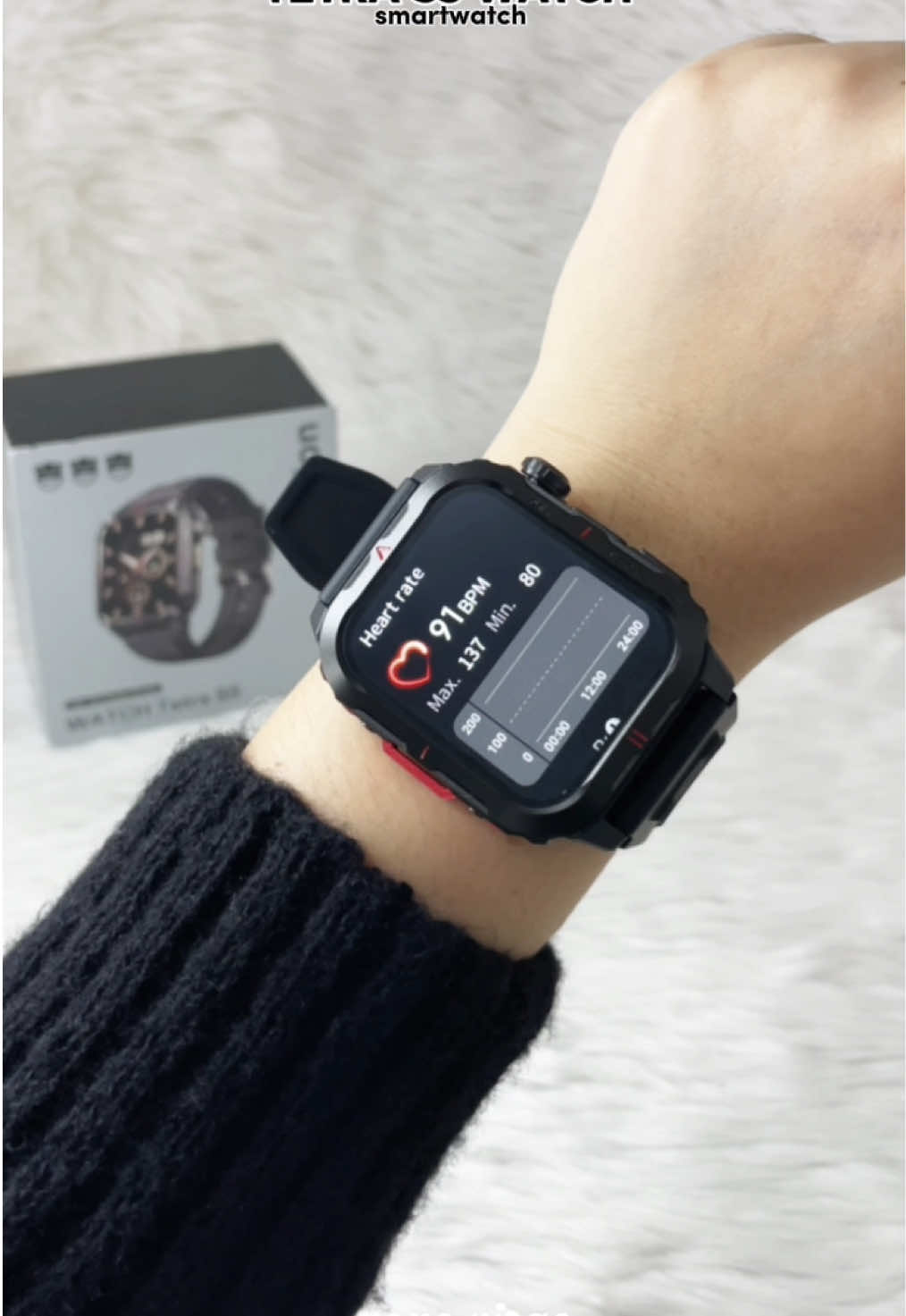 Affordable smartwatch? I gotchu! This is the Aolon Tetra S5 Smartwatch 💫 feels premium on the wrist! #aolonwatch #smartwatch #watchwaterproof #watchrecommendation #fyp 
