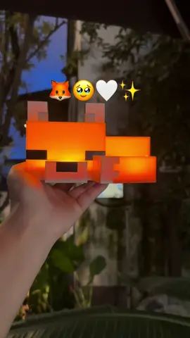 GET THIS CUTE FOX LAMP! #fox #foxes #pcsetup #minecraftbuilding 