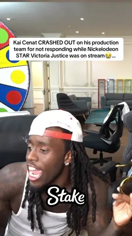 Kai Cenat CRASHED OUT on his production team for not responding while Nickelodeon STAR Victoria Justice was on stream😭… #kaicenat #victoriajustice #mafiathon3 
