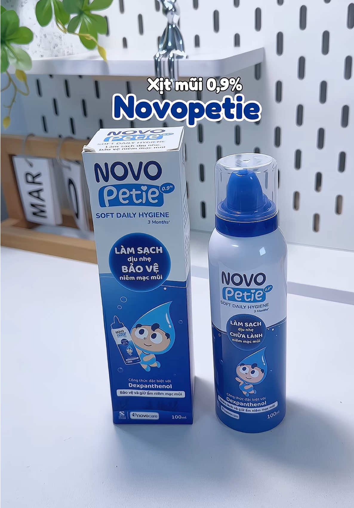 Xịt mũi Novopetie 0,9% m dùng hàng ngày cho bé #xitmuichobe #novopetie #xitmuinovopetie #mevabe #foryou 