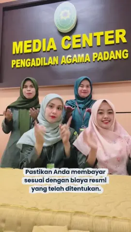 ⚖️ Pelayanan Bersih, Tanpa Pungli & Gratifikasi Pengadilan Agama Padang berkomitmen memberikan layanan yang transparan, adil, dan tanpa biaya tambahan.  #NoPungli #NoGratifikasi  @humasmahkamahagung @ditjen.badilag @ptapadanggoid #humasmahkamahagung #ditjenbadilag #ptapadanggoid