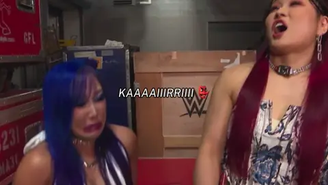 The saga continues. Asuka finally turned on Iyo! #WWE #asuka #iyosky #kairisane 