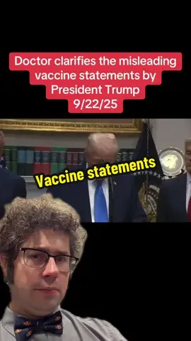 President Trump has been fed anti-vaccine talking points that will end up harming people. #trump #vaccine #tiktokdoc #LearnOnTikTok 