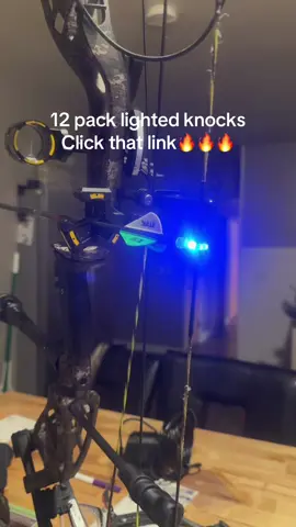 Lighted archery nocks #hunting #arrows #archery #bowhunting #foryoupage 