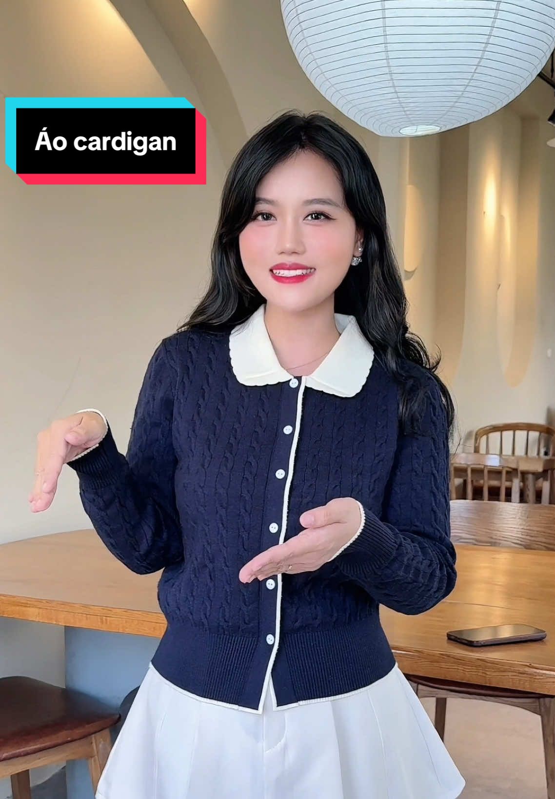 Áo carrdigan len Deliz sang xịn mịn #aolen #aocardigan #thoitrangnu #fypシ゚ #reviewlamdep 