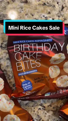 These taste soo good! Comes in a 10 pack!! #drizzilicious #lowcalorie #snacks #ricecakes #tiktokmademebuyit #birthdaycake 