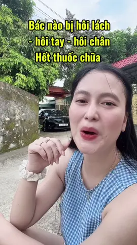 Hôi nách , hôi tay , hôi chân hết thuốc chữa