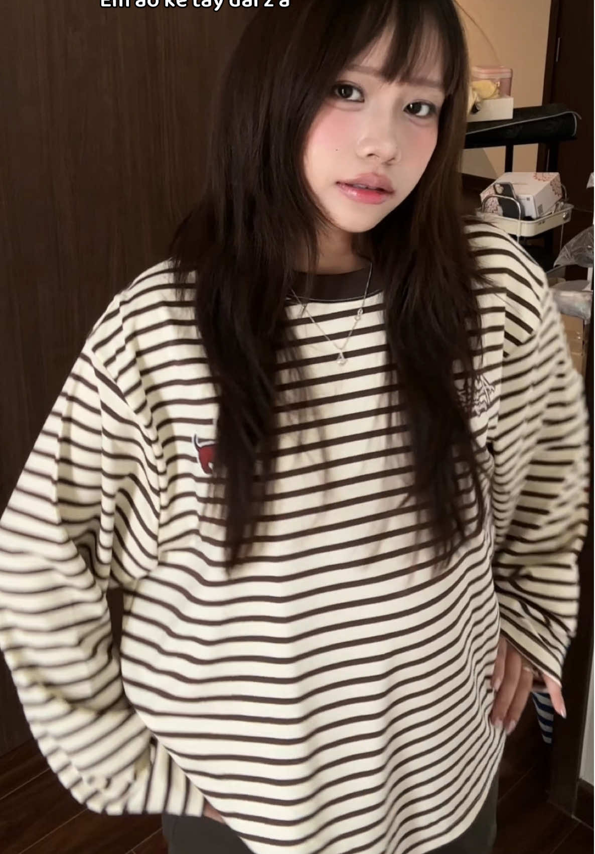 Tr màu nó xinh#outfit #longtee 
